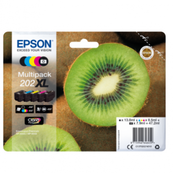 Epson Inkjet Cartridges 202xl 5 Colour Multipack C13t02g74010 Fusion Office