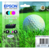 Epson Inkjet Cartridges 34 Black Colour Multipack C13t34664010 Golf Ball Fusion Office