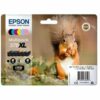 Epson Inkjet Cartridges 378xl 6 Colour Multipack C13t37984010 Squirrel Fusion Office