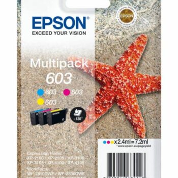 Epson Inkjet Cartridges 603 3 Colour Multipack C13t03u54010 Starfish Fusion Office