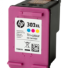 Hewlett Packard Hp Inkjet Cartridge 303xl Tri Colour 10ml T6n03ae Fusion Office