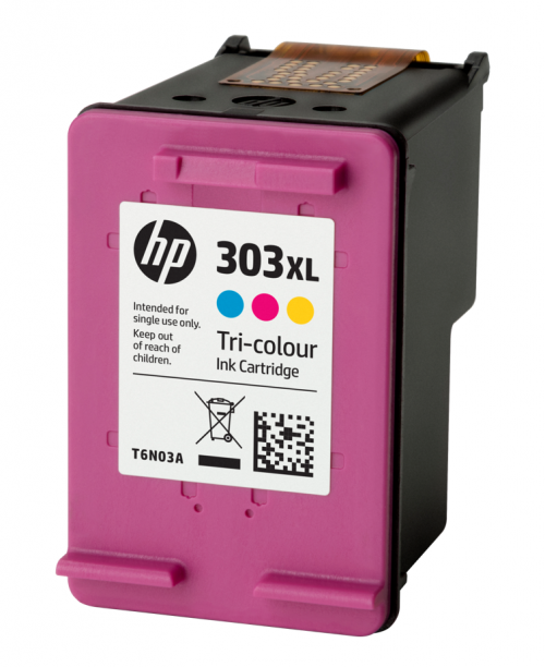 Hewlett Packard Hp Inkjet Cartridge 303xl Tri Colour 10ml T6n03ae Fusion Office