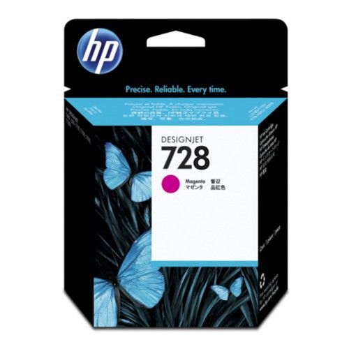 Hewlett Packard Hp Inkjet Cartridge 728 Magenta 130ml F9j66a Fusion Office