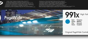 Hewlett Packard Hp Inkjet Cartridge 991x Cyan 182ml M0j90ae Fusion Office