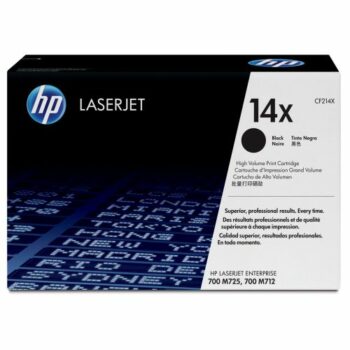 Hewlett Packard Hp Laser Toner Cartridge 14x Black Cf214x Fusion Office