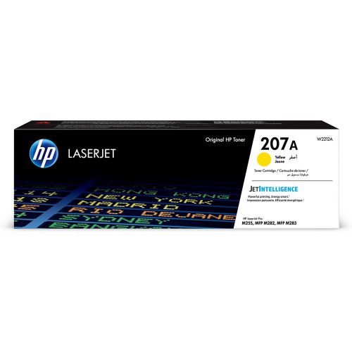 Hewlett Packard Hp Laser Toner Cartridge 207a Yellow W2212a Fusion Office