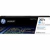 Hewlett Packard Hp Laser Toner Cartridge 207x Cyan W2211x Fusion Office