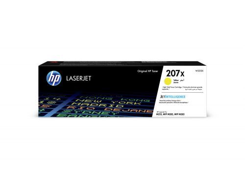 Hewlett Packard Hp Laser Toner Cartridge 207x Yellow W2212x Fusion Office