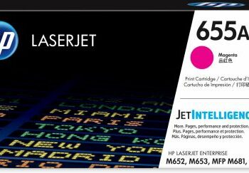 Hewlett Packard Hp Laser Toner Cartridge 655a Magenta Cf453a Fusion Office