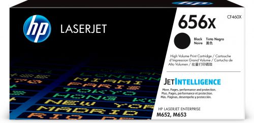 Hewlett Packard Hp Laser Toner Cartridge 656x Black Cf460x Fusion Office