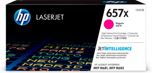 Hewlett Packard Hp Laser Toner Cartridge 657x Magenta Cf473x Fusion Office