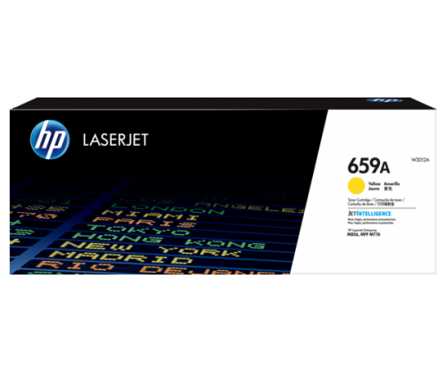 Hewlett Packard Hp Laser Toner Cartridge 659a Yellow W2012a Fusion Office