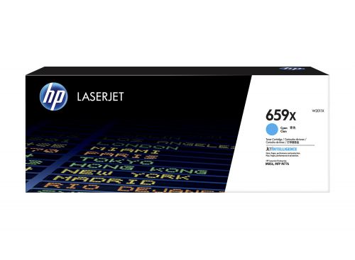 Hewlett Packard Hp Laser Toner Cartridge 659x Cyan W2011x Fusion Office