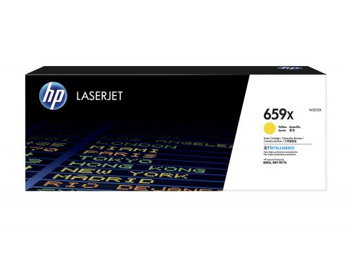 Hewlett Packard Hp Laser Toner Cartridge 659x Yellow W2012x Fusion Office