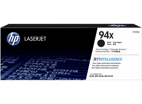 Hewlett Packard Hp Laser Toner Cartridge 94x Black Cf294x Fusion Office