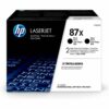 Hewlett Packard Hp Laser Toner Cartridges 87x Black Cf287xd Twin Pack Fusion Office