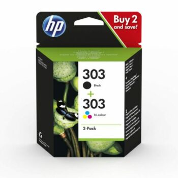 Hp 303 Black Tri Colour Ink Cartridges 3ym92ae Pack 2 Fusion Office