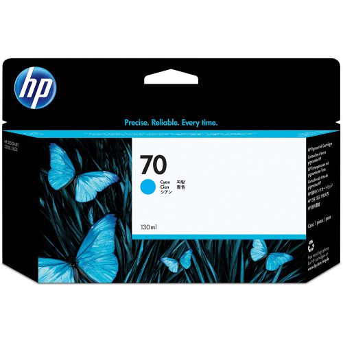 Hp 70 Cyan Ink Cartridge C9452a Fusion Office