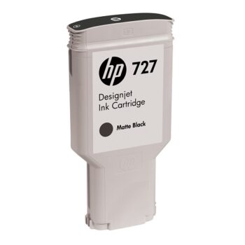 HP 727 Matte Black 300ml Ink Cartridge C1Q12A