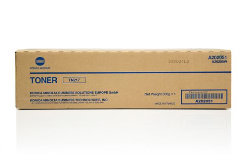 Konica Minolta Laser Toner Cartridge Tn217 Black A202051 Fusion Office