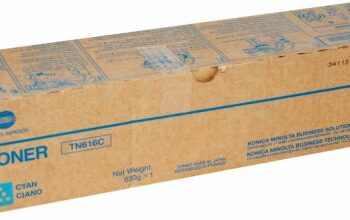 Konica Minolta Laser Toner Cartridge Tn616c Cyan A1u9453 Fusion Office