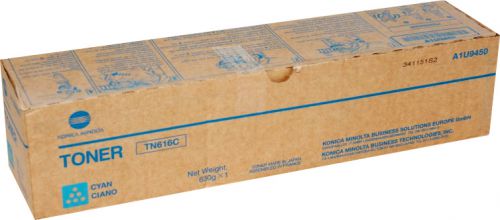 Konica Minolta Laser Toner Cartridge Tn616c Cyan A1u9453 Fusion Office