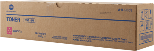 Konica Minolta Laser Toner Cartridge Tn616m Magenta A1u9353 Fusion Office