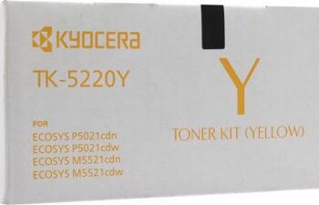 Kyocera Laser Toner Cartridge Tk 5220y Yellow 1t02r9anl1 Fusion Office