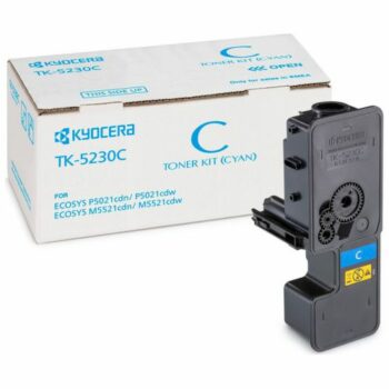 Kyocera Laser Toner Cartridge Tk 5230c Cyan 1t02r9cnl0 Fusion Office