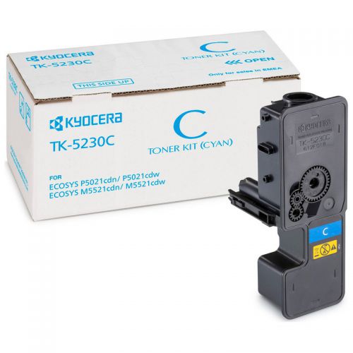 Kyocera Laser Toner Cartridge Tk 5230c Cyan 1t02r9cnl0 Fusion Office