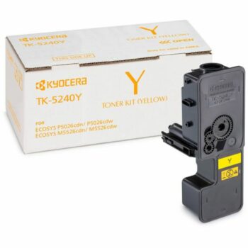 Kyocera Laser Toner Cartridge Tk 5240y Yellow 1t02r7anl0 Fusion Office