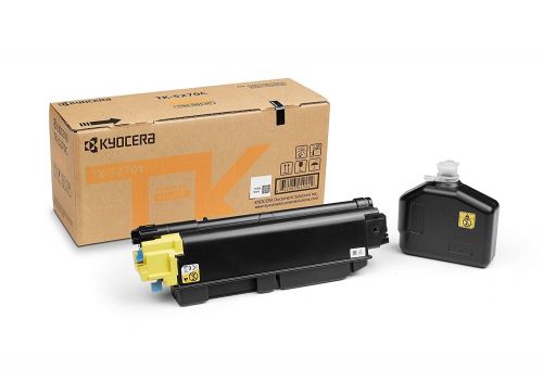 Kyocera Laser Toner Cartridge Tk 5270y Yellow 1t02tvanl0 Fusion Office