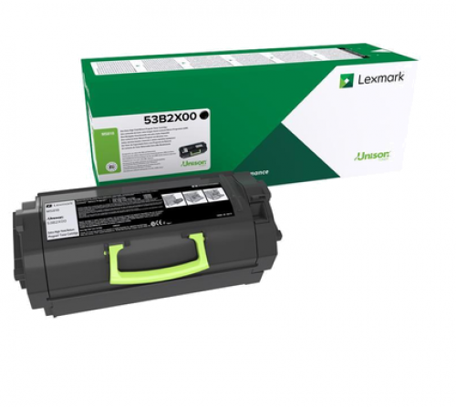 Lexmark Laser Toner Cartridge Black 53b2x00 Fusion Office