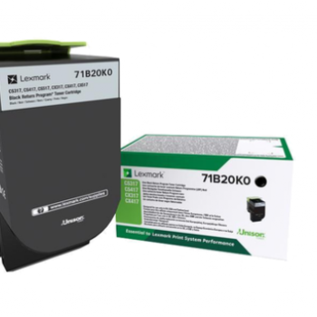 Lexmark Laser Toner Cartridge Black 71b20k0 Fusion Office