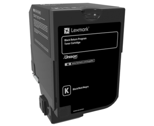 Lexmark Laser Toner Cartridge Black 74c20k0 Fusion Office