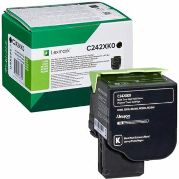 Lexmark Laser Toner Cartridge Black C242xk0 Fusion Office