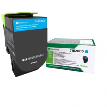 Lexmark Laser Toner Cartridge Cyan 71b20c0 Fusion Office