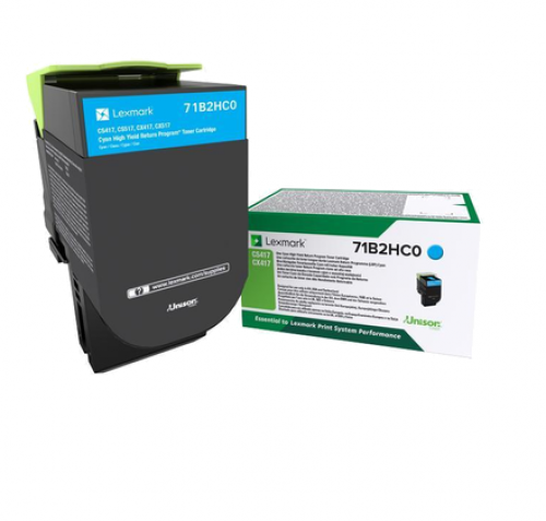 Lexmark Laser Toner Cartridge Cyan 71b2hc0 Fusion Office
