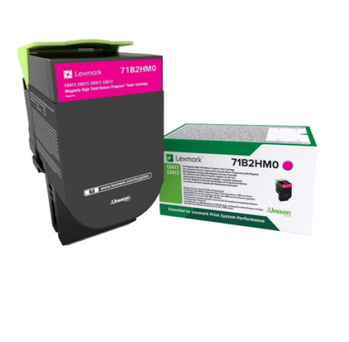 Lexmark Laser Toner Cartridge Magenta 71b2hm0 Fusion Office