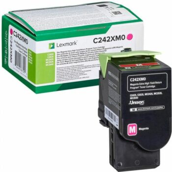 Lexmark Laser Toner Cartridge Magenta C242xm0 Fusion Office