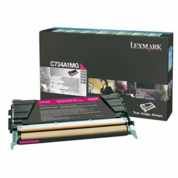 Lexmark Laser Toner Cartridge Magenta C734a1mg Fusion Office