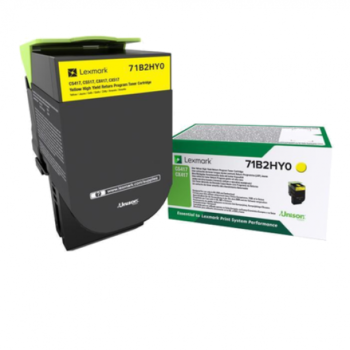 Lexmark Laser Toner Cartridge Yellow 71b2hy0 Fusion Office