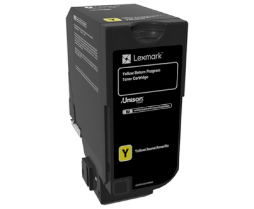 Lexmark Laser Toner Cartridge Yellow 74c20y0 Fusion Office