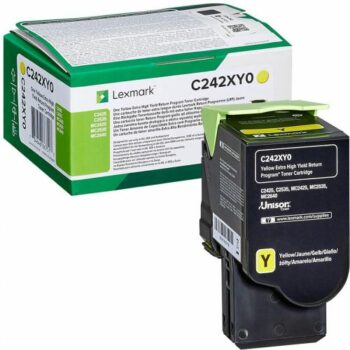 Lexmark Laser Toner Cartridge Yellow C242xy0 Fusion Office