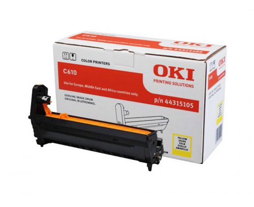 Oki Laser Imaging Drum Unit Yellow 44315105 Fusion Office