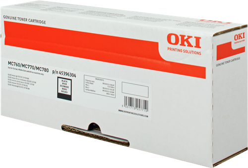 Oki Laser Toner Cartridge Black 45396304 Fusion Office