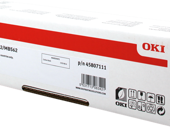 Oki Laser Toner Cartridge Black 45807111 Fusion Office
