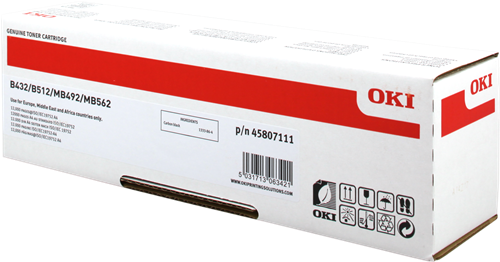 Oki Laser Toner Cartridge Black 45807111 Fusion Office