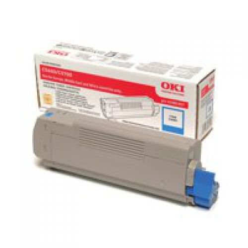 Oki Laser Toner Cartridge Cyan 43381907 Fusion Office