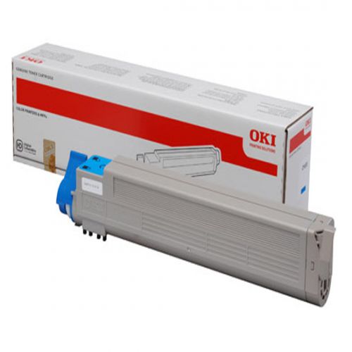 Oki Laser Toner Cartridge Cyan 43837131 Fusion Office